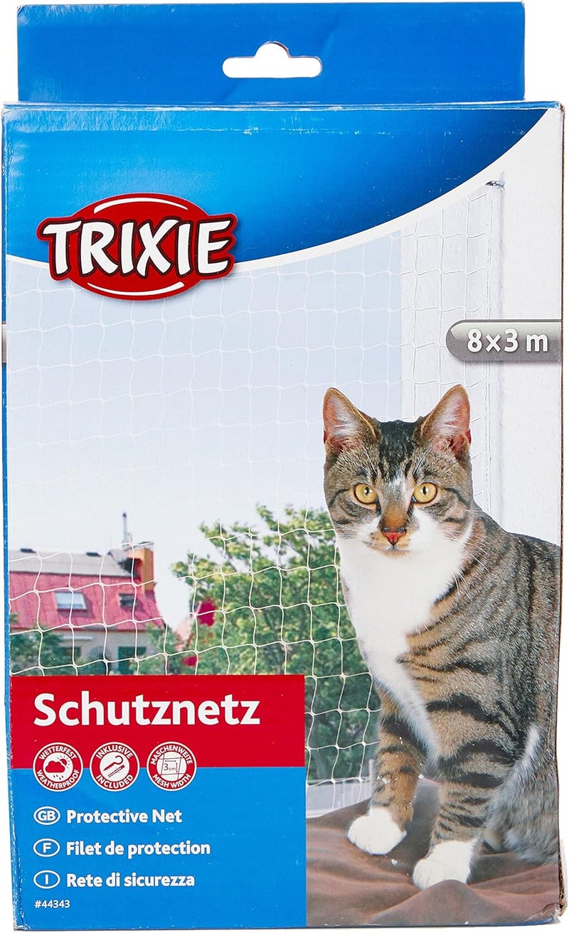 Trixie Transparent Protective Net for Cats - 8X3M - Image 1