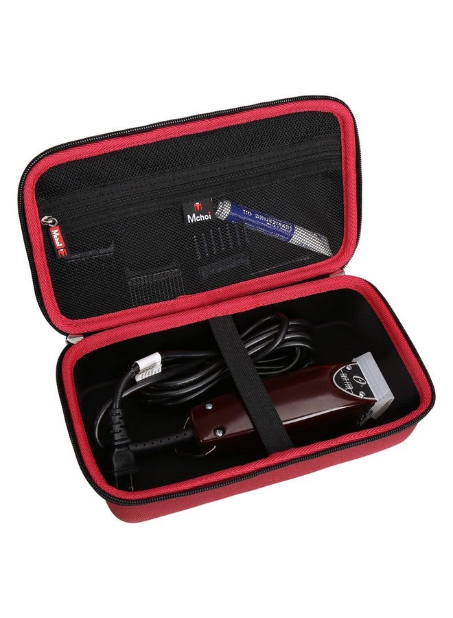 Mchoi Choi Hard Portable Case Compatible With Oster Professional Cordless Hair Clippers Classic 76 Case Only Red - Image 1