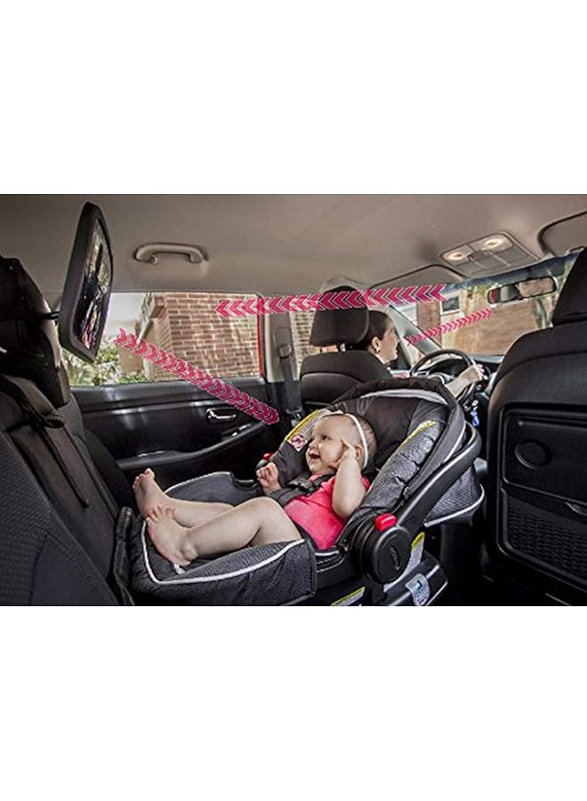 SKEIDO Baby Car Rear View Mirror Baby Car Backseat Mirror 360 Degree Adjustable Rear View Facing Back Seat Mirror - Image 4