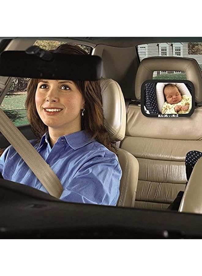 SKEIDO Baby Car Rear View Mirror Baby Car Backseat Mirror 360 Degree Adjustable Rear View Facing Back Seat Mirror - Image 5