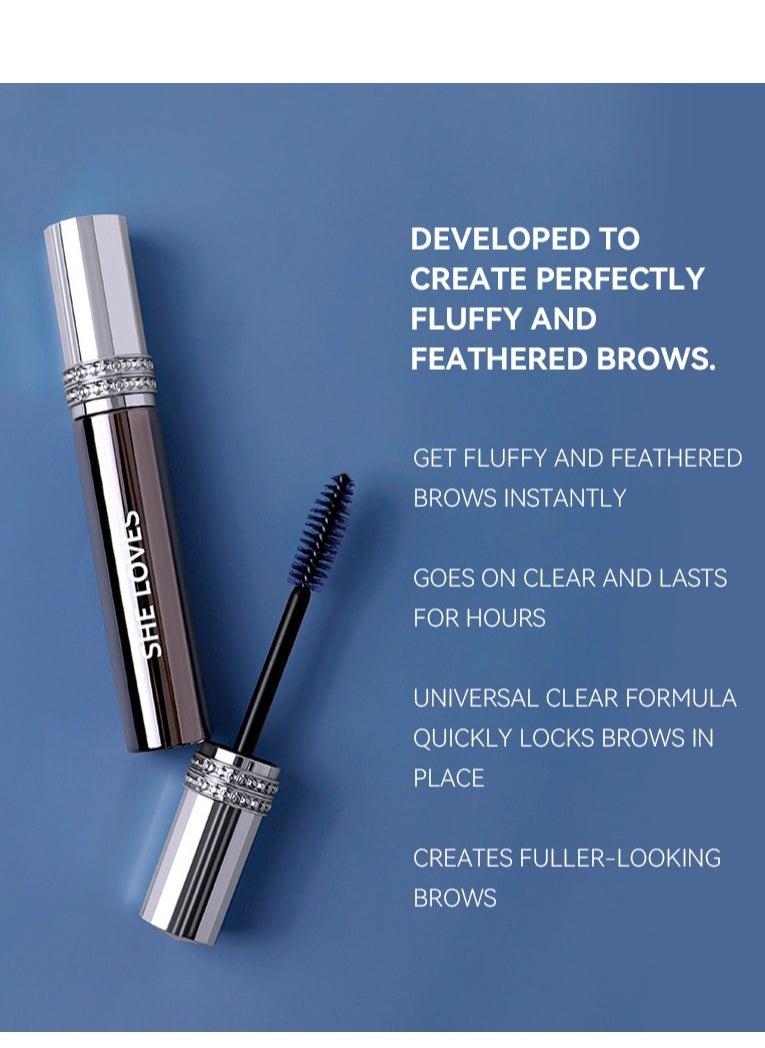 She Loves - Transparent Fiber Brow Base Quick Dry Wild Brow Shaping Waterproof Eyebrow Defining Balm - Image 1