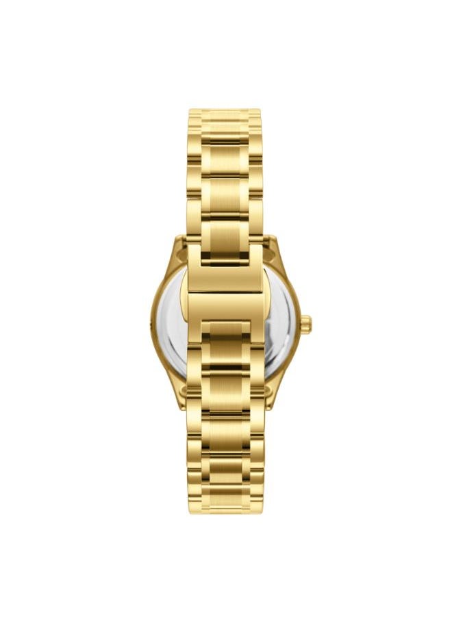 KENNETH SCOTT Women's Analog Display Watch With Gold Stainless Steel Strap - K25504-GBGW  - Image 3
