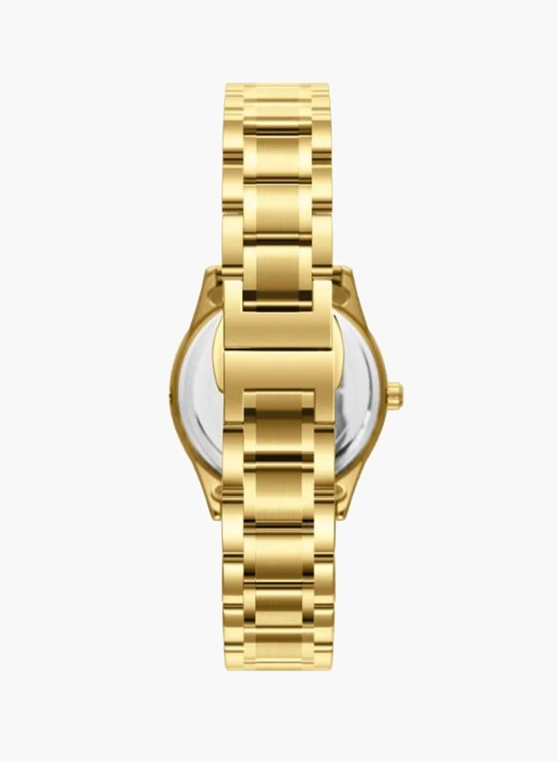 Kenneth Scott White Women's Stainless Steel Analog Watch K25504-GBGW - 28.8x34 mm for Women | Best Price UAE