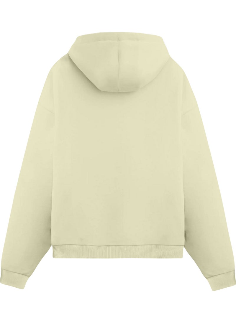 Alex Rosen Gamer Printed Purple Unisex Oversize Fit Cotton Hooded Sweatshirt  - Image 2