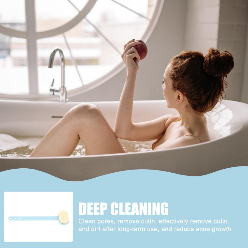 Long Handle Shower Body Brush With Soft Bristles For Exfoliating And Back Scrubbing Skin Care - Image 5
