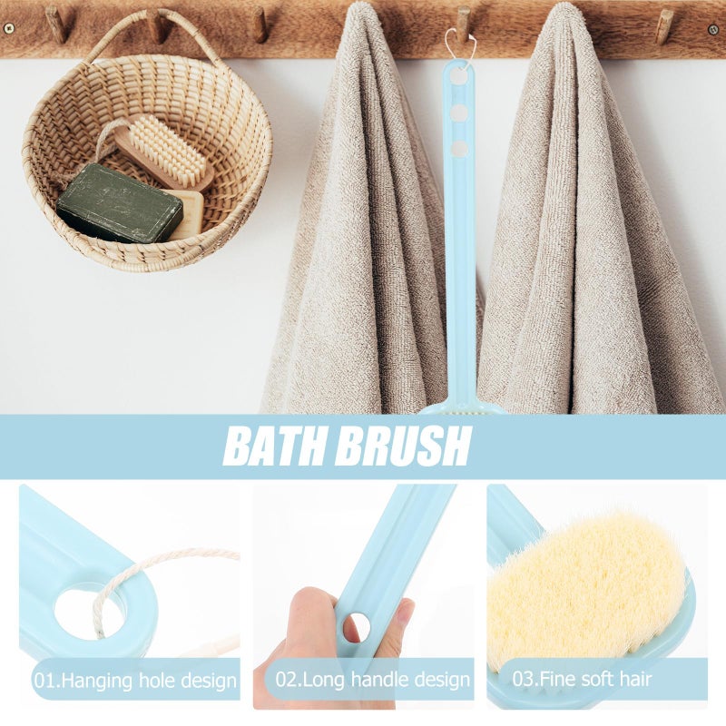 Long Handle Shower Body Brush With Soft Bristles For Exfoliating And Back Scrubbing Skin Care - Image 4