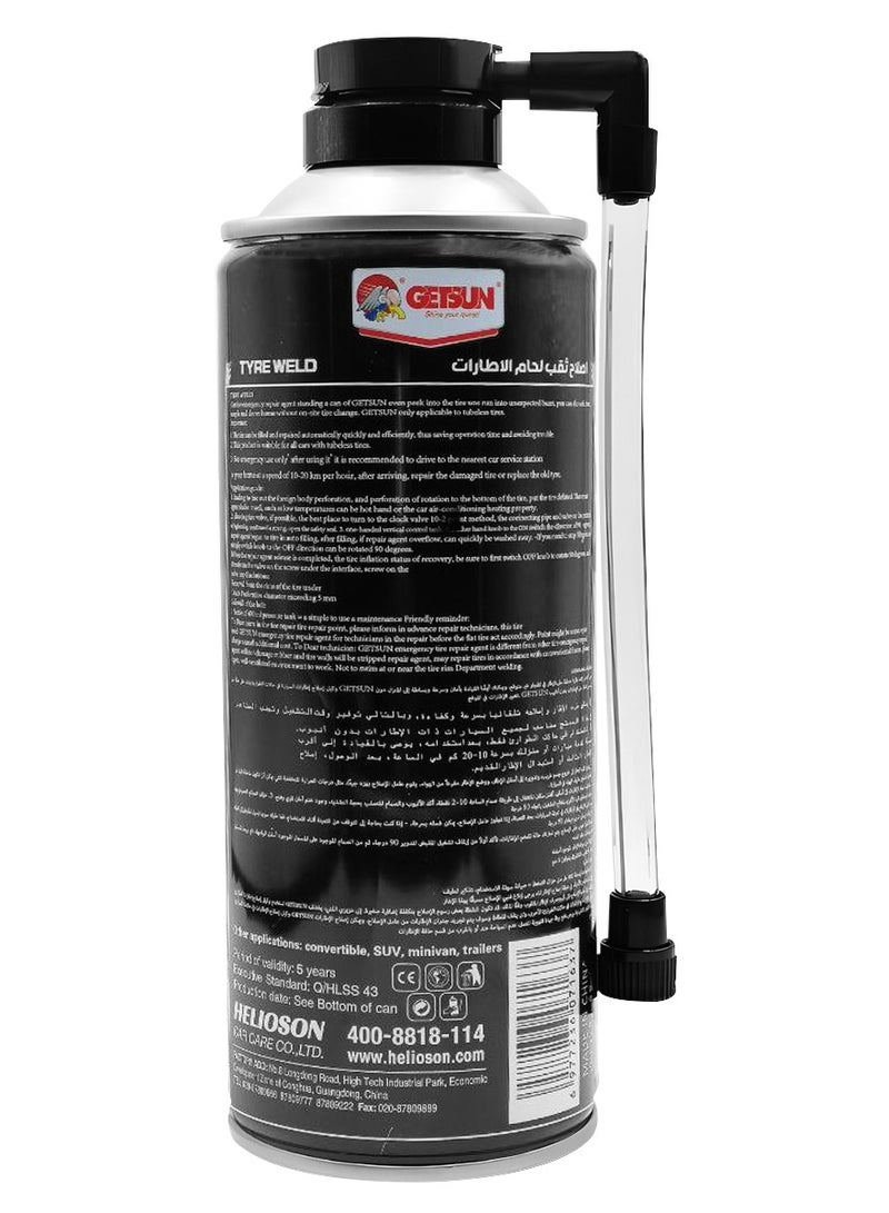 GETSUN GETSUN Emergency Tyre Weld Puncture Repair 450ml G-1116B - Image 2