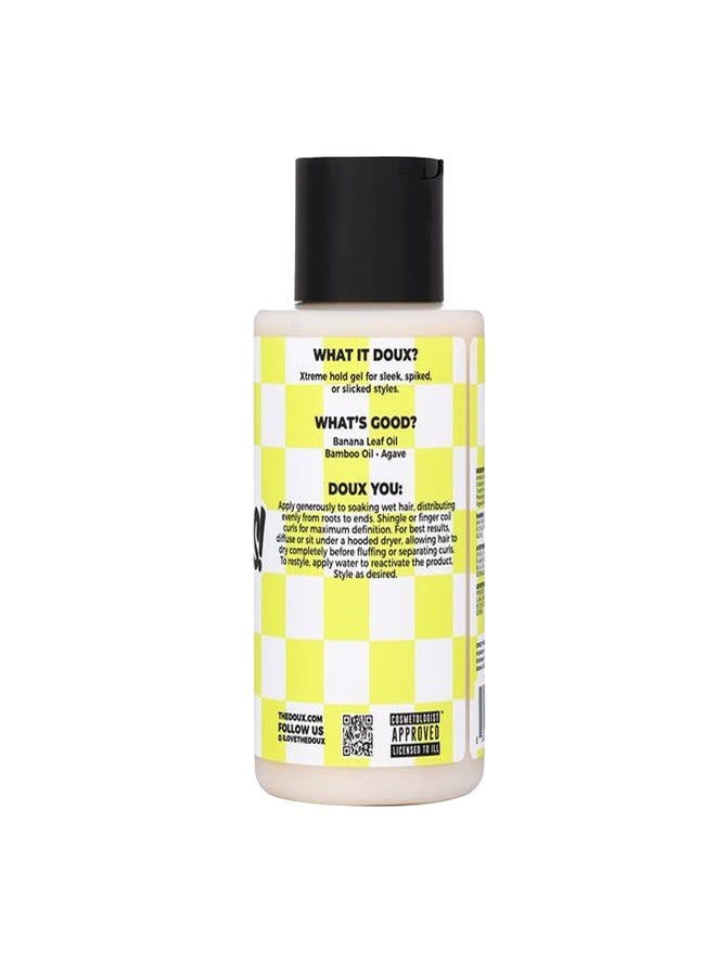 THE DOUX Bananas Xtreme Hold Hair Gel for Curly Hair –Strong Hold Styling Gel with Frizz Control & Shine –Hair Gel for Women & Men, Curl Gel for Wavy Hair, Natural Hair, Protective Styles & Defined Curls, 12oz - Image 2