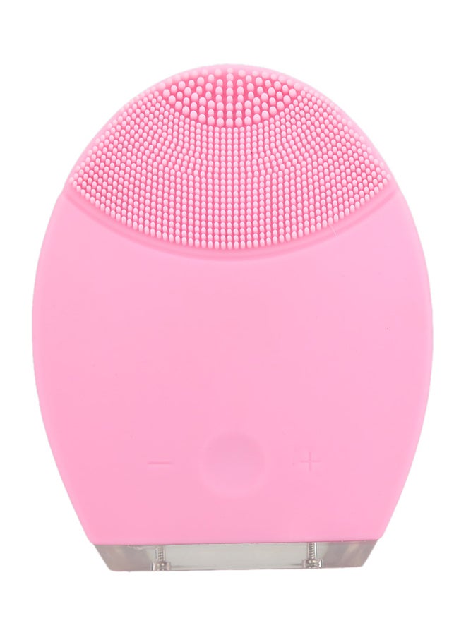 Loquat Electric Facial Vibration Cleanser Pink - Image 1