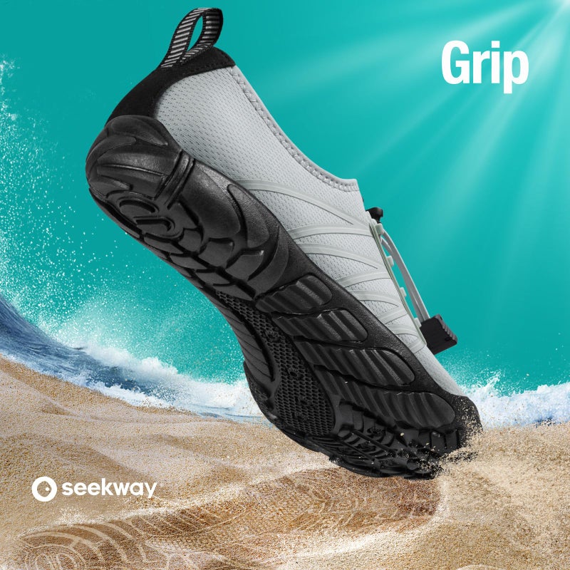 SEEKWAY Water Shoes for Women Adult Quick-Dry Aqua Sock Barefoot Men for Beach Swim River Pool Lake Hiking Kayaking Surfing - Image 2