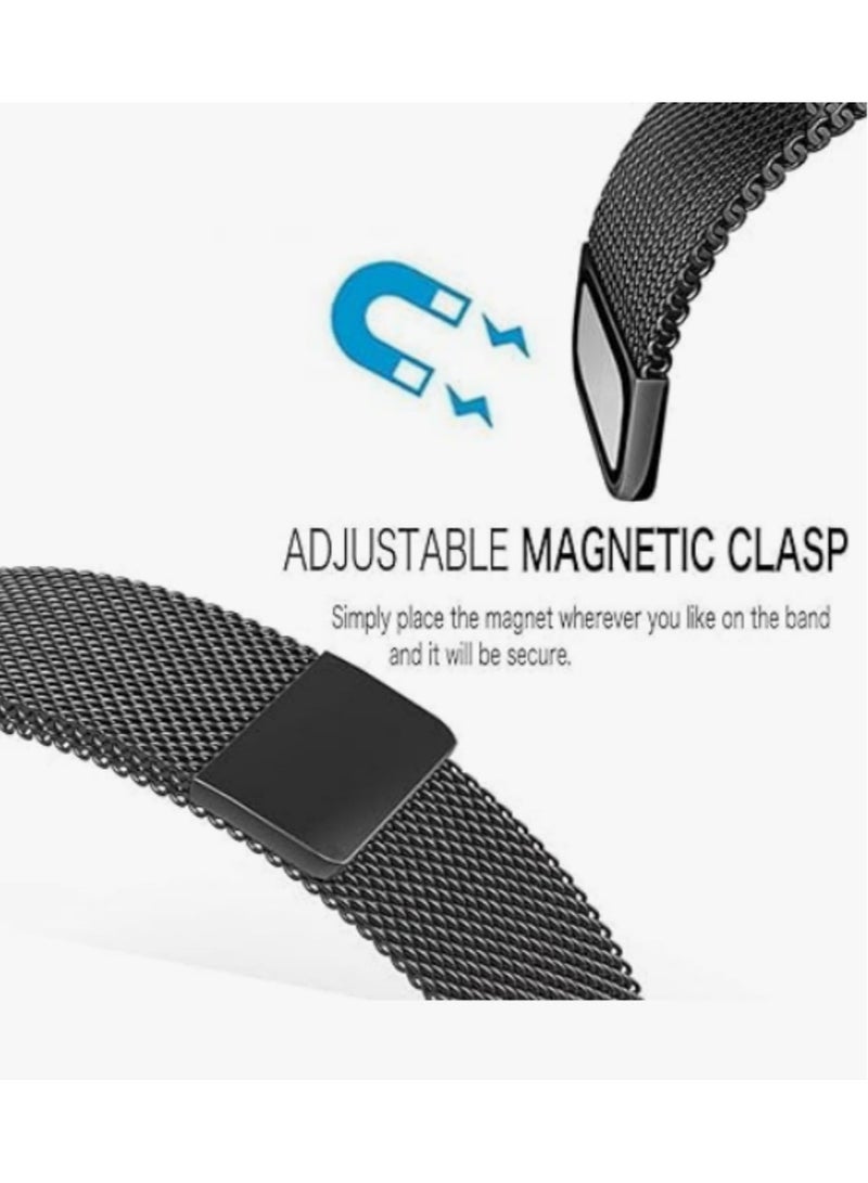 1PCS For Samsung Galaxy Fit 3 Milanese Loop Strap Replacement Wristband SM R390 Durable Adjustable Magnetic Clasp Bracelet Strap for Galaxy Fit 3 Smart Watch  - Image 5