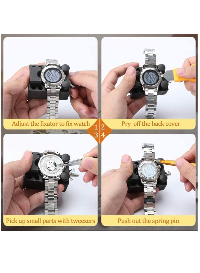 Y&D 149 in 1 Precision Screwdriver Set DIY Repair Tools Kit to Watches Glasses and Other Electronics Watch Strap Link Removal Tool Professional Spring Bar - Image 2