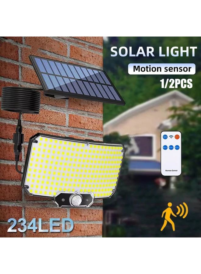 1pc Smart 234LED Solar Motion Sensor Wall Light 3 Modes Outdoor Garden Lamp - Image 5