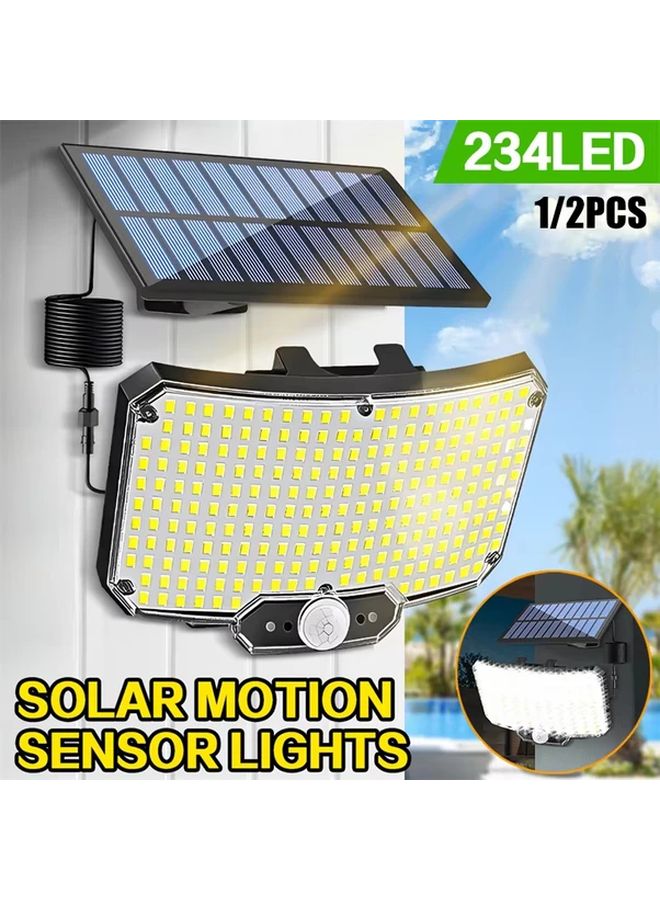 1pc Smart 234LED Solar Motion Sensor Wall Light 3 Modes Outdoor Garden Lamp - Image 2