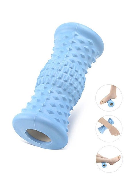 Foot Massage Roller, EVA Material Fascia Muscle Roller with Massage Texture, Body Roller Deep Tissue Massage Tools for Plantar Fasciitis Relief (Blue)