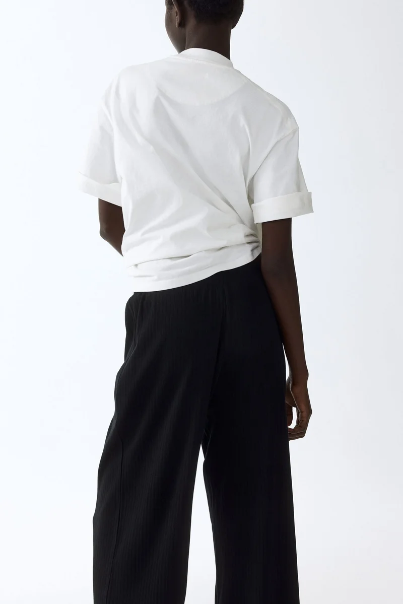 H&M  Ribbed drawstring trousers for Women | Best Price UAE