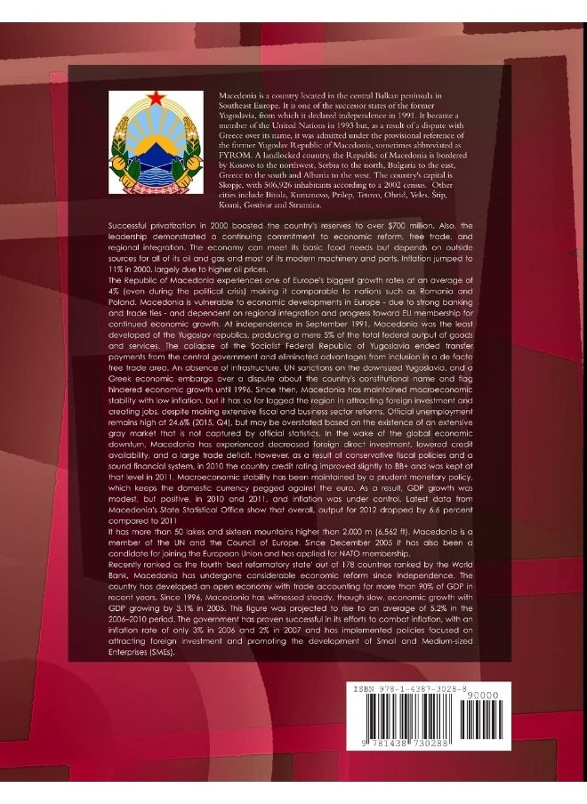 Macedonia Republic Mineral, Mining Sector Investment and Business Guide Volume 1 Strategic Information and Regulations  - Image 2