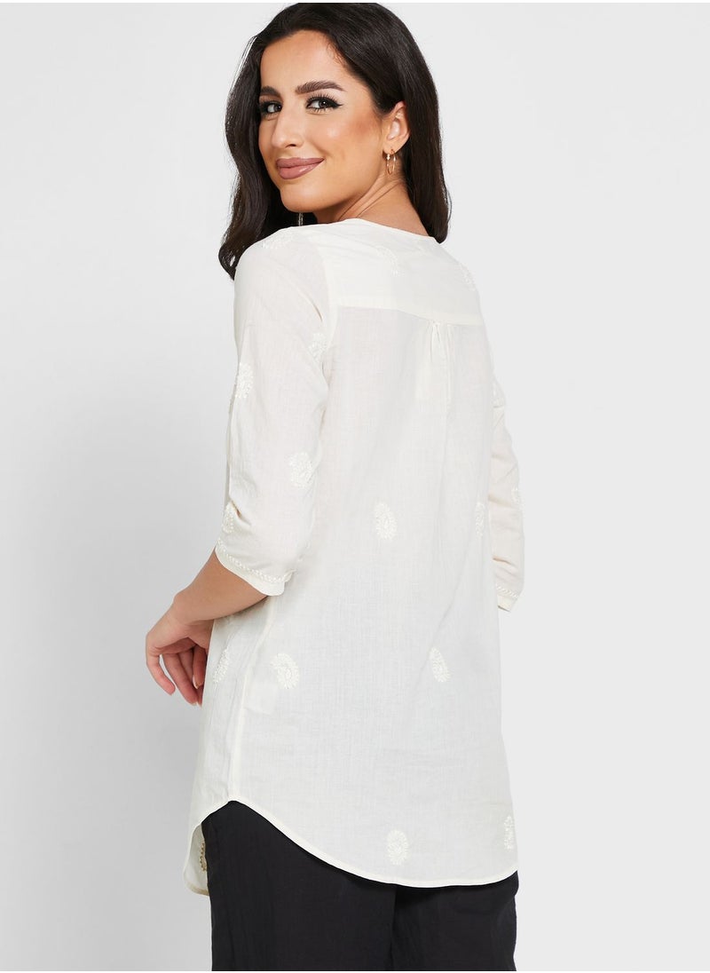 Fabindia - Embroidered Tunic - Image 1