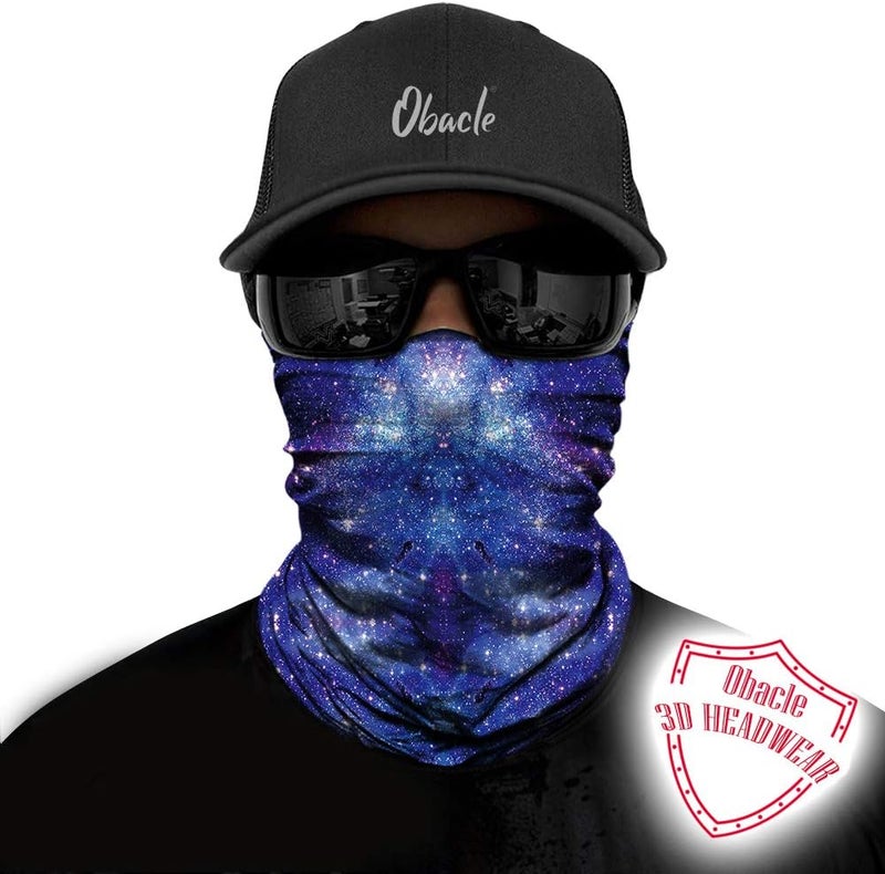 Obacle Seamless Bandana Rave Face Mask Women Men for Dust Wind Sun Protection - Image 2
