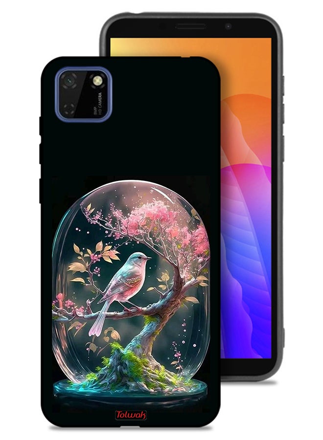 Tolwak Huawei Y5p Protective Case Cover Bird In Jarr - Image 1