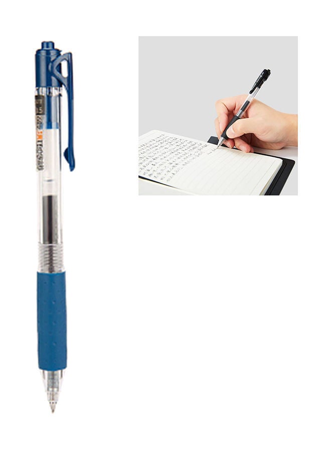 NIBEMINENT 12 in 1 Set Press Type Gel Pen Blue