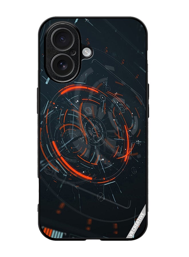 Protective Case Cover For Apple iPhone 17 Tech Design Multicolour
