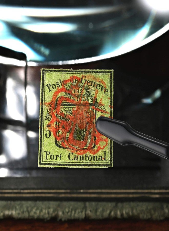 Honoson 2 Pieces Rubber Tipped Tweezers PVC Rubber Coated Soft Non Marring Flat Tip Lab Industrial Hobby Craft Tweezers Tools Jewelry Coin Stamp Tongs(Black) - Image 5