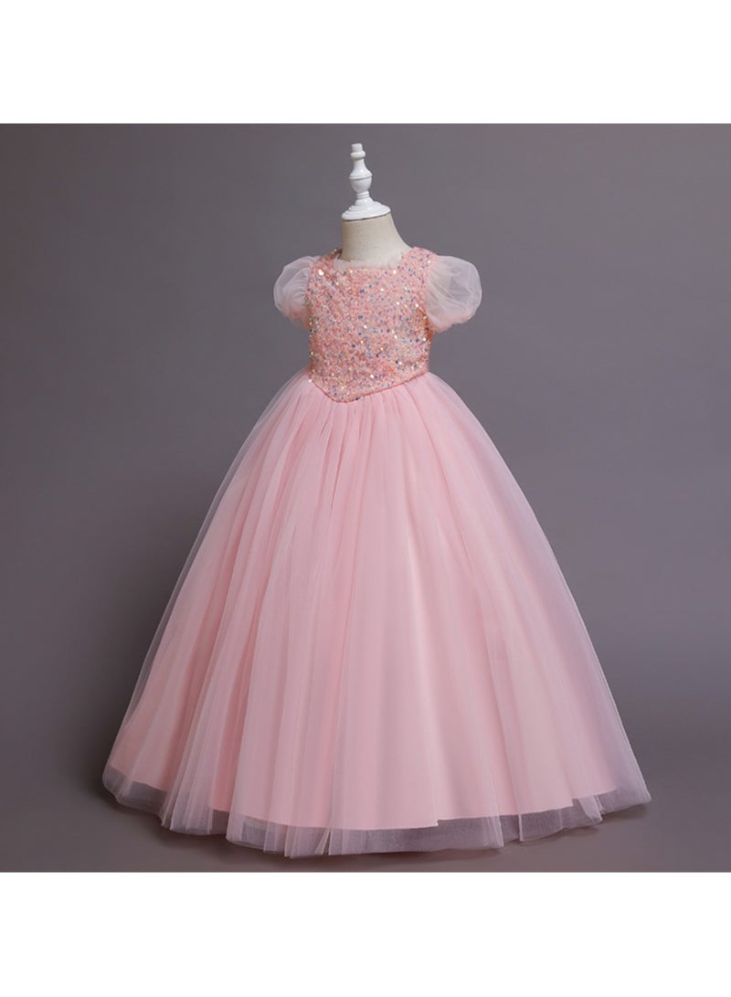 D'Daniela Sequin Bodice Tulle Dress - Image 1
