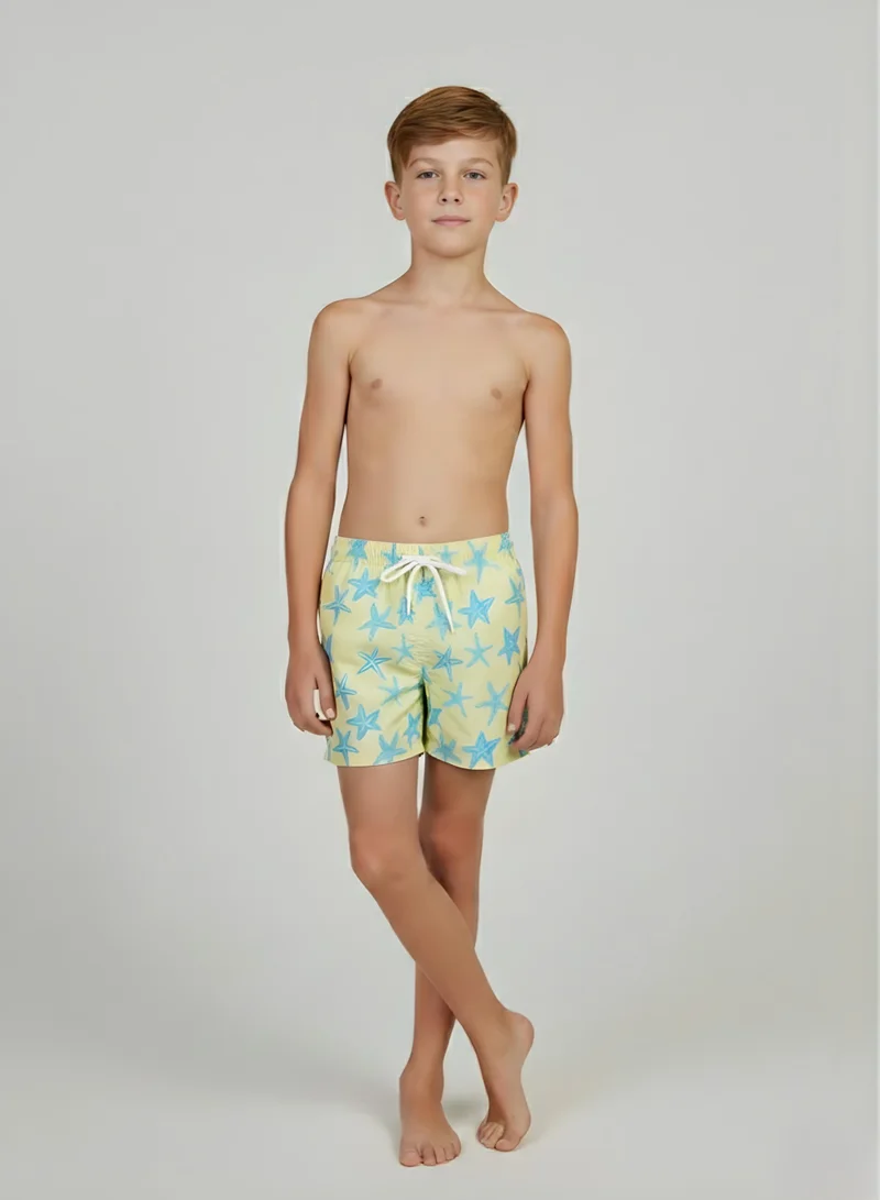 جاست نيتشر شورت سباحة فريق نجم البحر للأطفال
