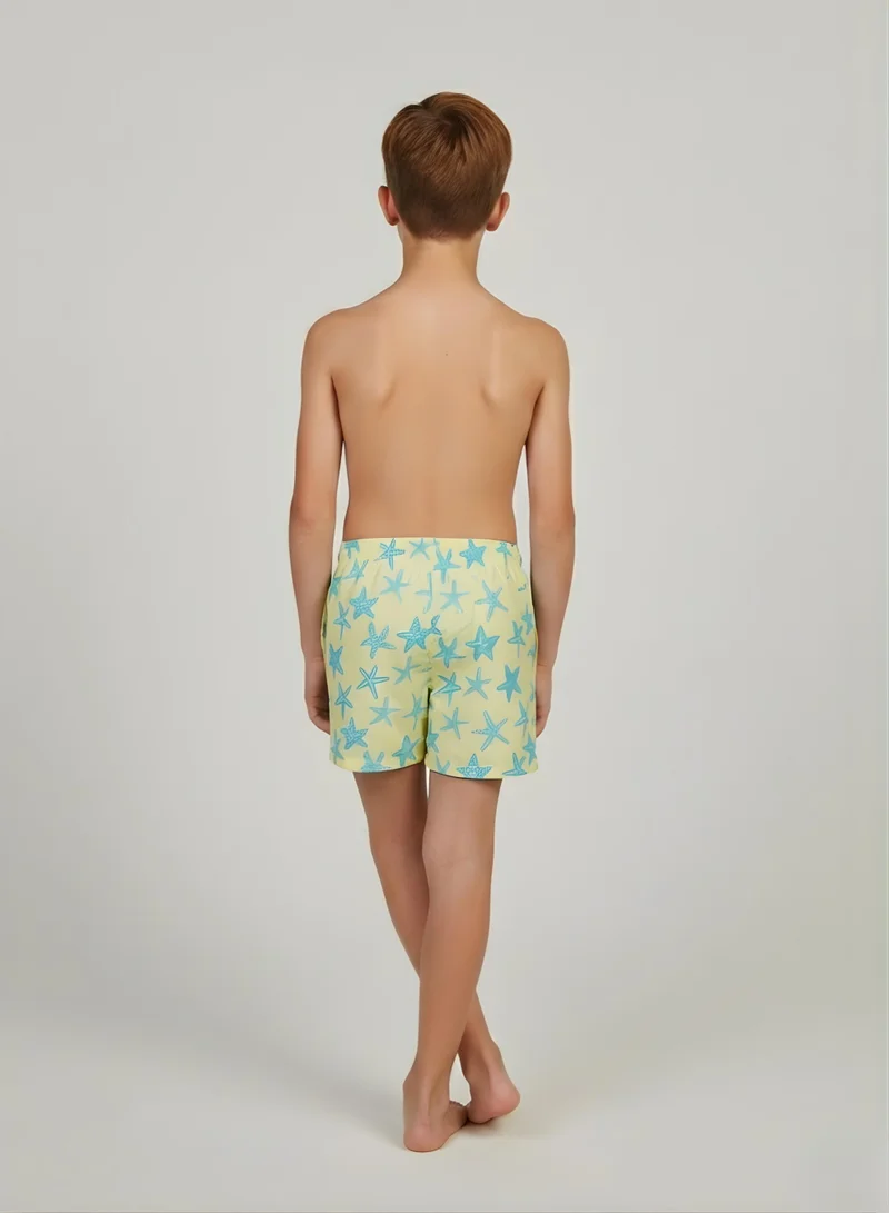 جاست نيتشر شورت سباحة فريق نجم البحر للأطفال