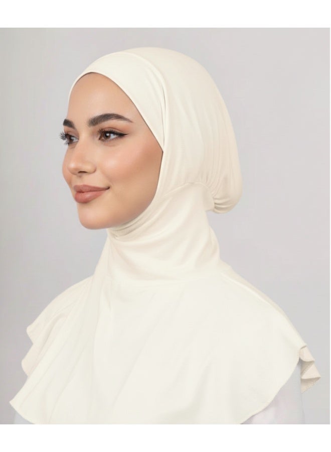 Full Neck Under-Scarf Off White