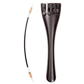 Wittner 7/8-4/4 Cello Ultra Composite Tailpiece with 4-tuners and Nylon Tailgut - Image 3