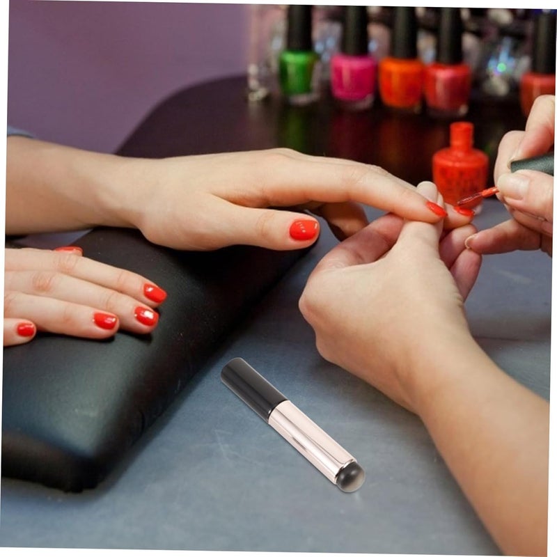 Silicone Nail Art Brush for Nail Powder Application Reusable Manicure Tool - Image 4