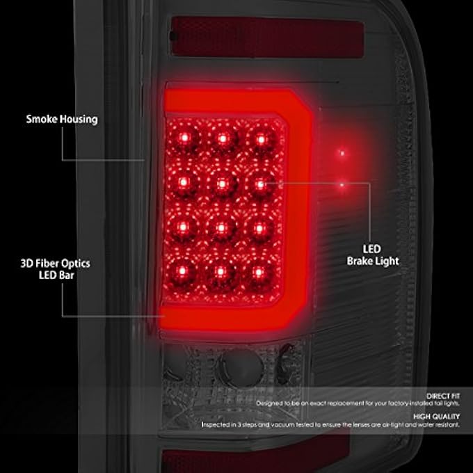 Unity TlCsil07Led3DChSm Led 3D Tail Light Assembly Driver  Passenger Side Compatible With 0714 Chevy Silverado 1500 2500 Hd 3500 Hd - Image 3