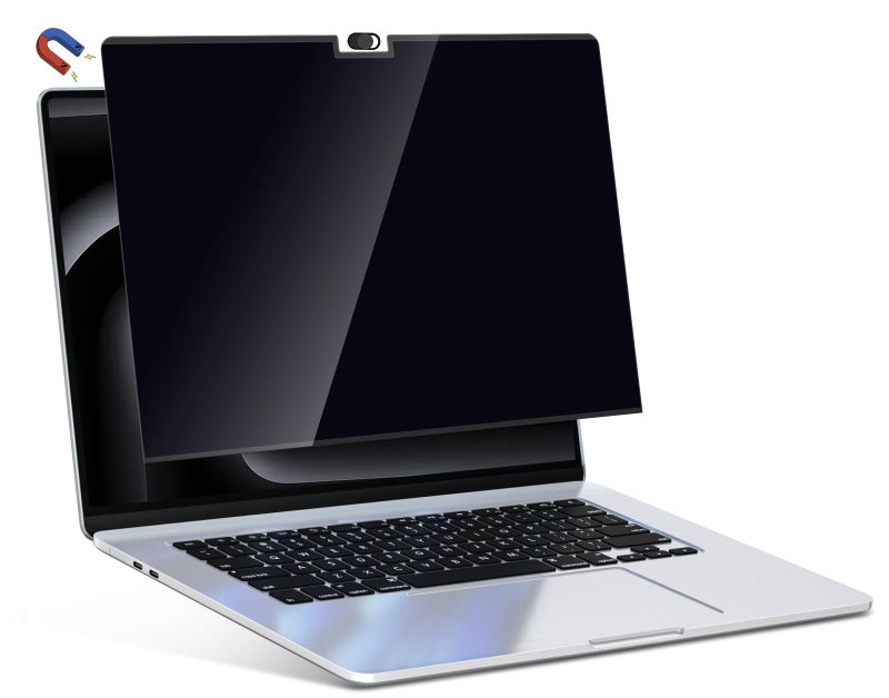 PYS Magnetic Privacy Screen Protector for MacBook Pro 16 Inch 20212024M1M2M3M4ProMax Camera Cover Slide 2 Pack Matte AntiGlare Reduces Blue Light - Image 2
