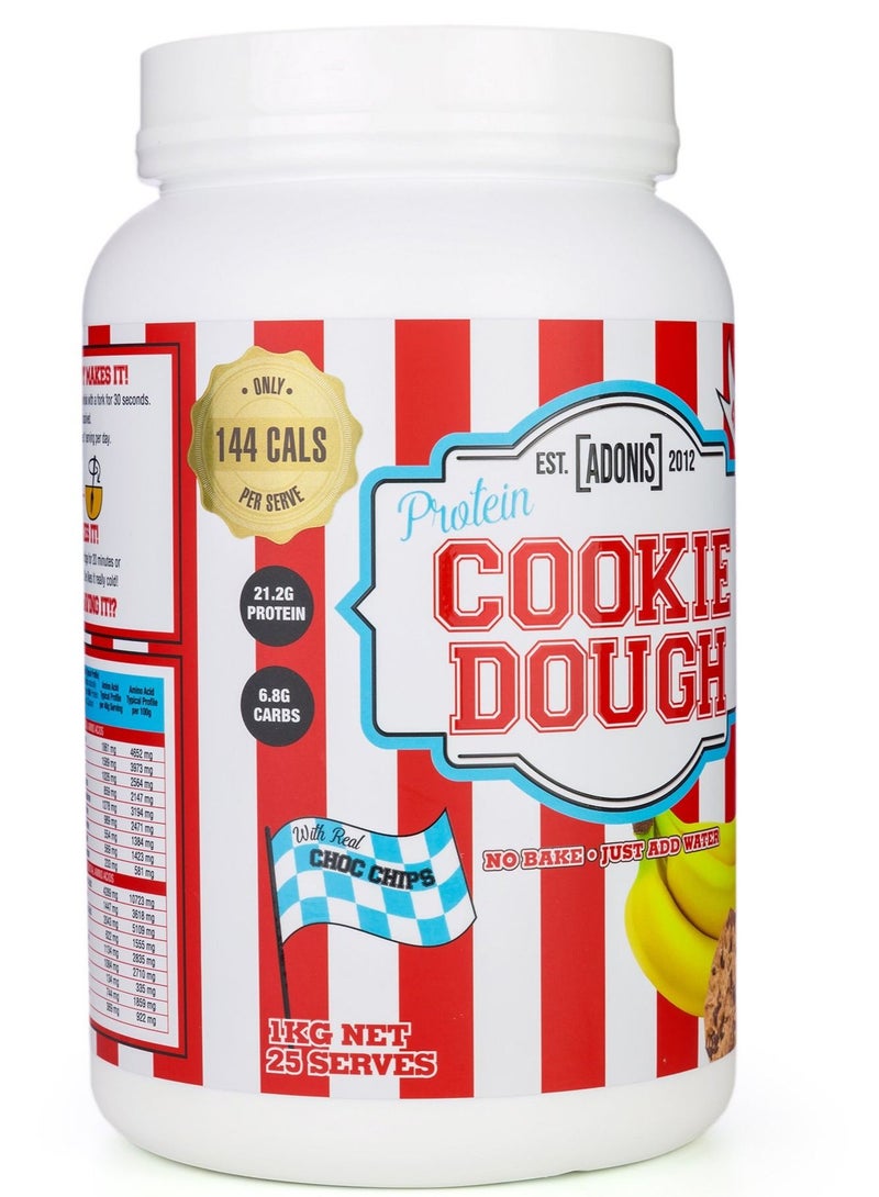 Adonis Cookie Dough Banana Choc Chip 1kg - Image 2