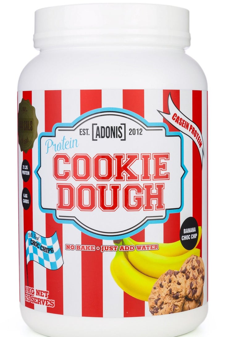 Adonis Cookie Dough Banana Choc Chip 1kg - Image 1