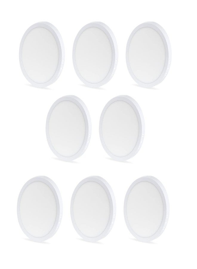 D'Mak DMAK Multi Traders 18Watt LED Round Ceiling Surface Panel Light (White, Pack of 8) - Image 1