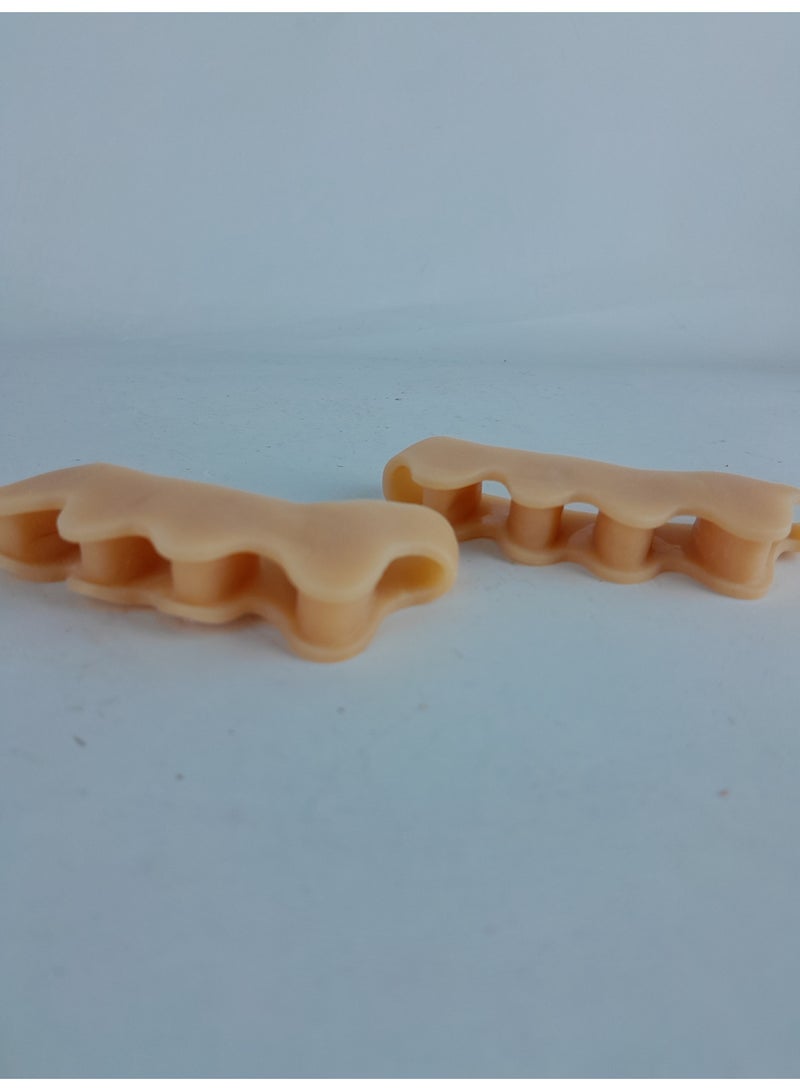 Soft Silicone Toe Separators - Comfortable to straighten toes and relieve pressure - Image 2