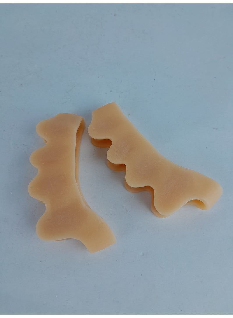 Soft Silicone Toe Separators - Comfortable to straighten toes and relieve pressure - Image 1