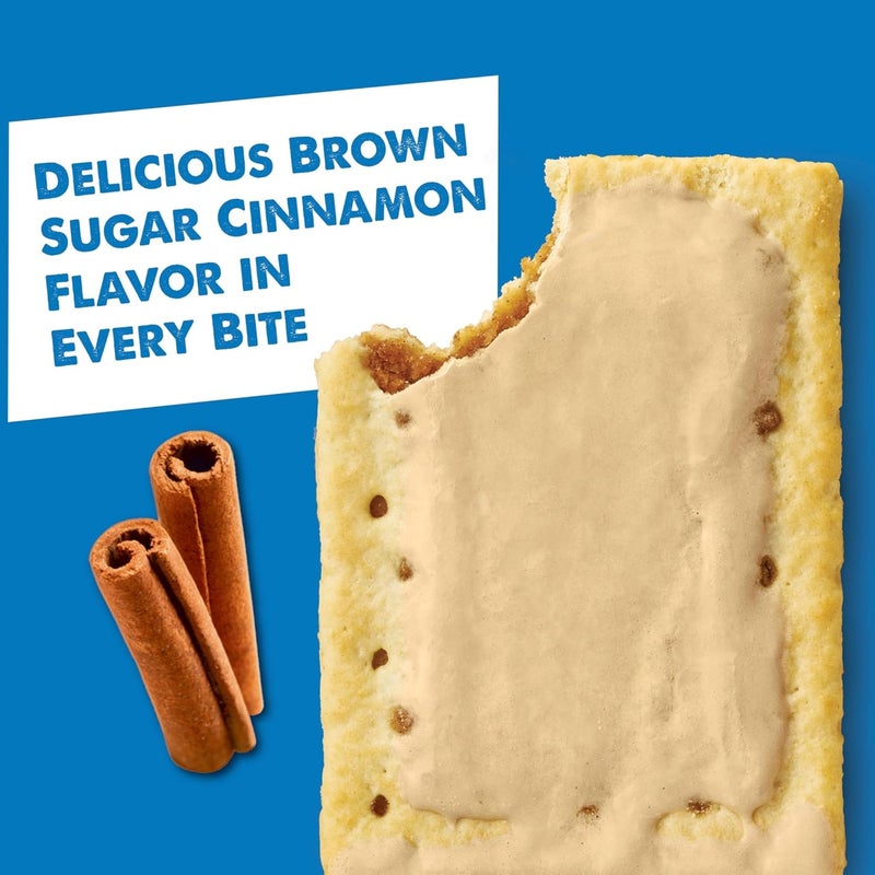 Pop Tarts Pop-Tarts Frosted Brown Sugar Cinnamon Toaster Pastries - Family Pack of 32 - Image 5