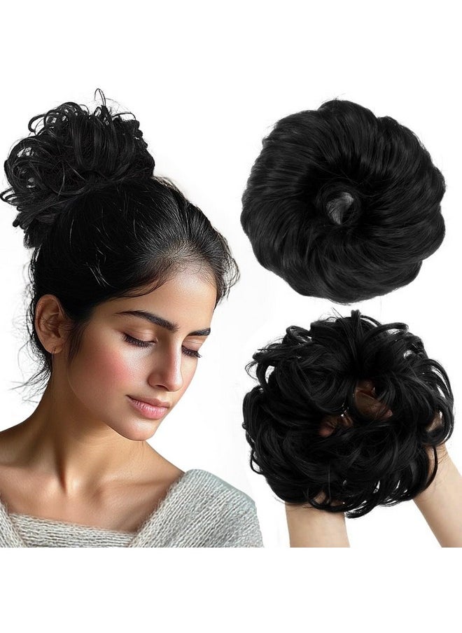 1 Pc Hair Accessories For Women Wedding Stylish Hair Extensions And Wigs Women'S And Girl'S Synthetic Hair Bun Extension Rubber Bands Extension, Add Volume To Hair Bun Juda Rubber Band 1Pc (Black) - pzsku/Z02E2FAC3E19B74B6743DZ/45/_/1735567152/2af44f95-be80-4c5b-9a5b-c06c7d977815