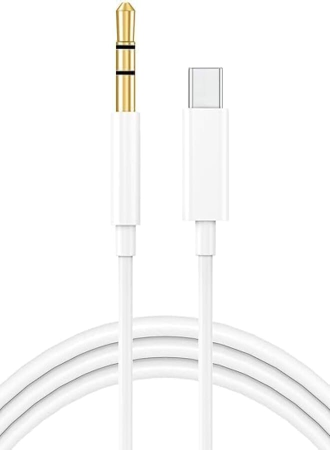 USB C to 3.5mm Aux Cable 3.3ft Type 3.5mm Male 3 Pole Stereo Audio Car Audio Adapter Headphone Adapter