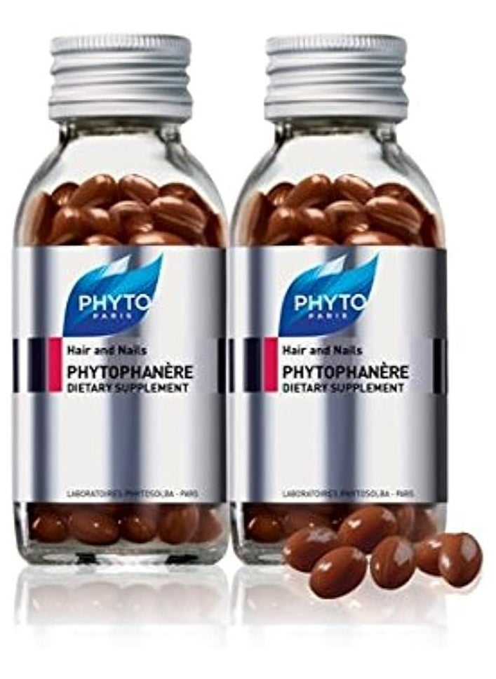 فيتو PHYTO Phytophanère تساقط الشعر ترقق المكملات الغذائية، 4 أشهر العرض 120 حزمة من 2  - Image 2
