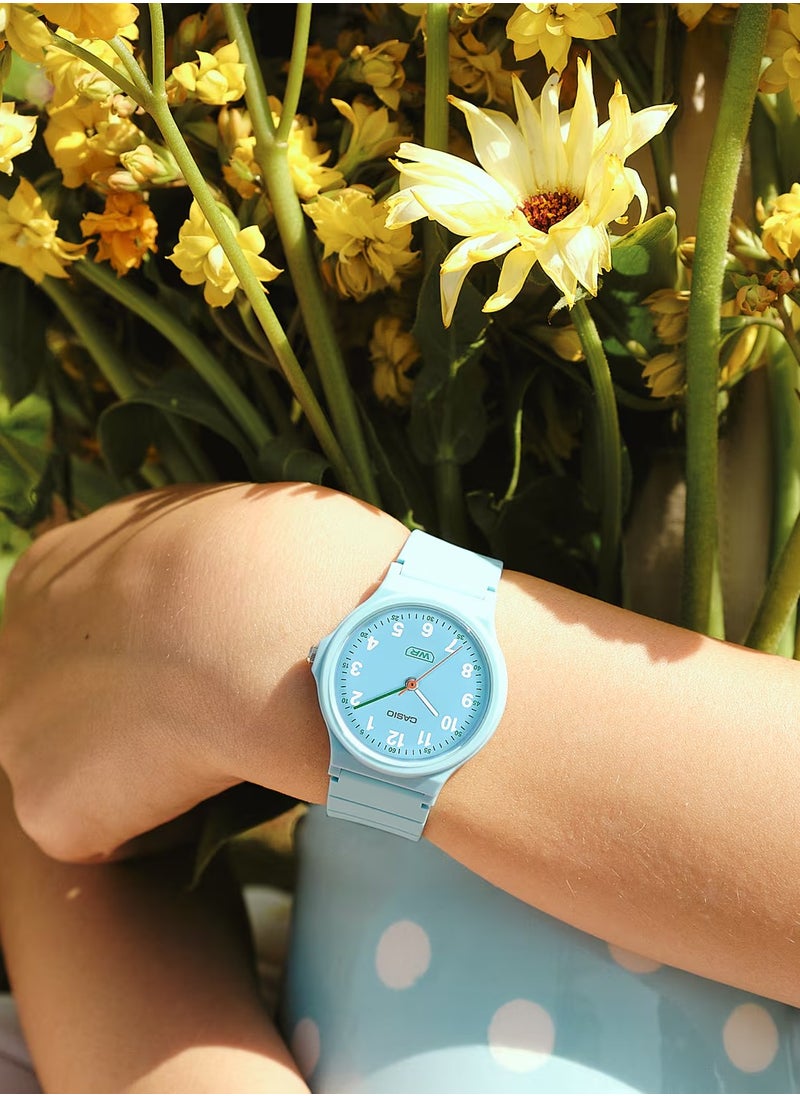 CASIO - Quartz Analog Resin Band Watch LQ-24B-2B - Image 1