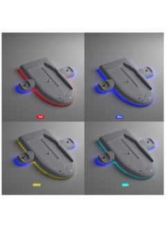 DOBE PS5 Slim Stand And Cooling Station With RGB LED Charging Station For Console And Controller  - Image 3
