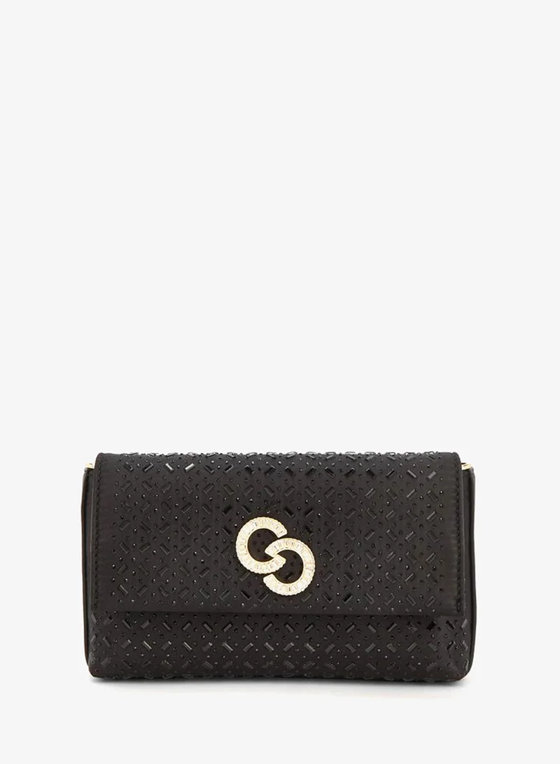 Celeste Embellished Crossbody Bag with Chain Strap