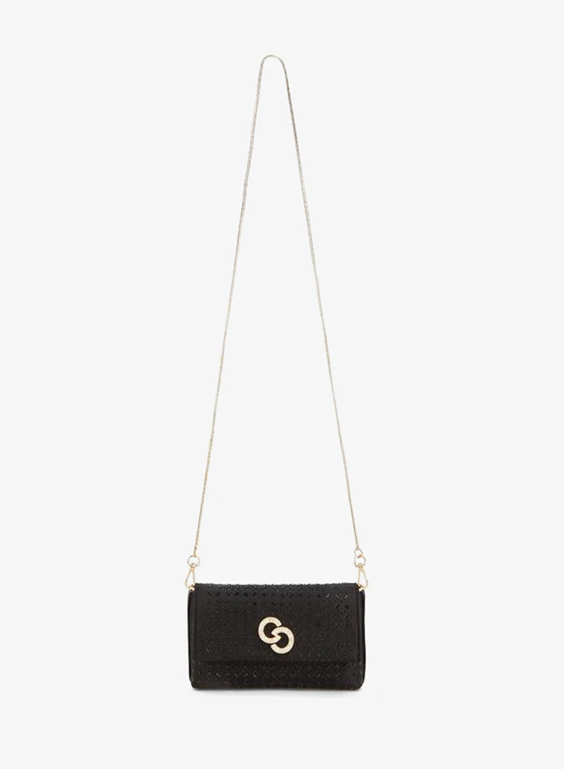 Celeste Embellished Crossbody Bag with Chain Strap