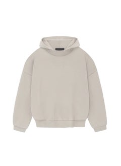 FOG Essentials 23FW Hoodie Solid Color Fleece Smoky Cloud gray