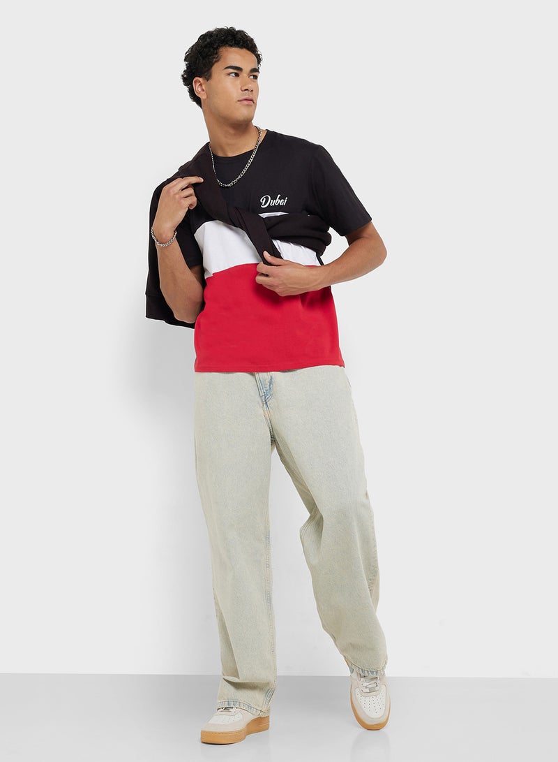 سفنتي فايف تيشيرت دبي بياقة دائرية - Image 4